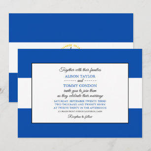 Salvadoran Flag, Flag of El Salvador Wedding Invitation