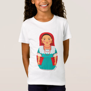 Salvadoran Matryoshka Girls' T-Shirt