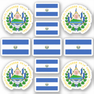 Salvadoran state symbols / coat of arms and flag