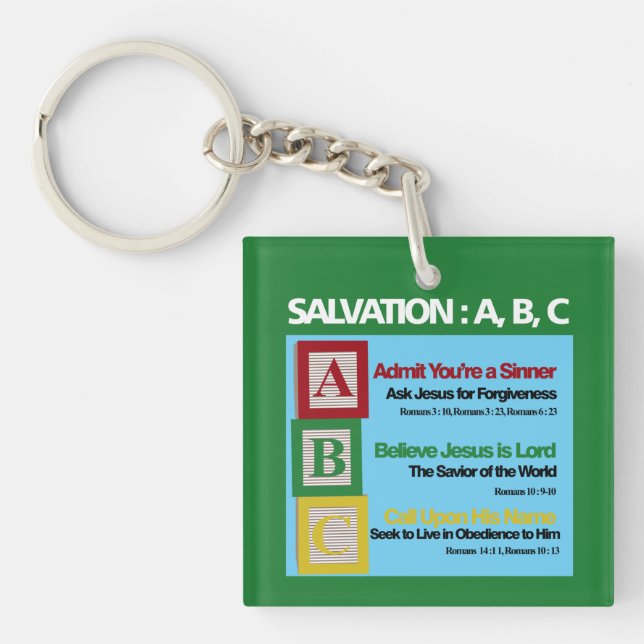 Salvation ABC Key Ring (Front)