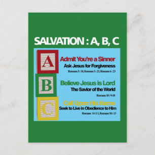 Salvation ABC Postcard