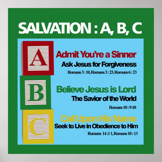Salvation ABC Poster (Front)