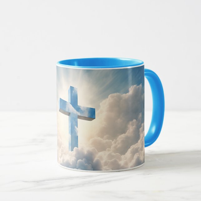 Salvation, Cross in the Clouds, Mug (Front Right)