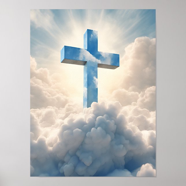 Salvation, Cross in the Clouds, Poster (Front)