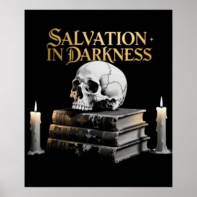 Salvation in darkness poster (Front)