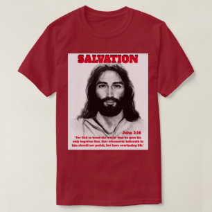 Salvation   Jesus   Burgundy   Unisex   T-shirt
