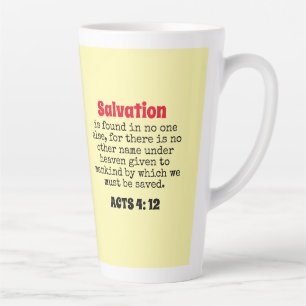 salvation latte mug