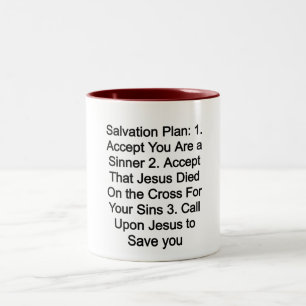 Salvation Plan Two-Tone Coffee Mug