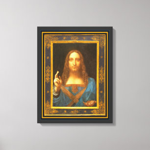 Salvator Mundi 1500 Leonardo da Vinci Canvas Print