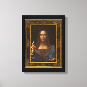Salvator Mundi 1500 Leonardo da Vinci Canvas Print
