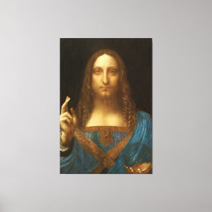 Salvator Mundi by Leonardo da Vinci (c1500) Canvas Print