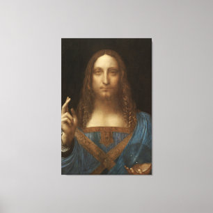 Salvator Mundi by Leonardo da Vinci Canvas Print