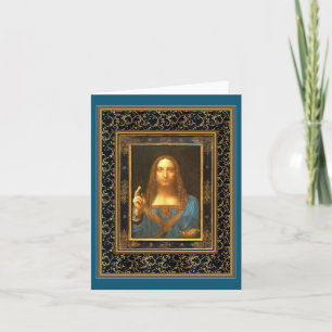 Salvator Mundi by Leonardo da Vinci Card