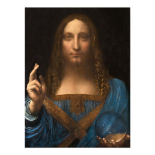 Salvator Mundi by Leonardo da Vinci Photo Print