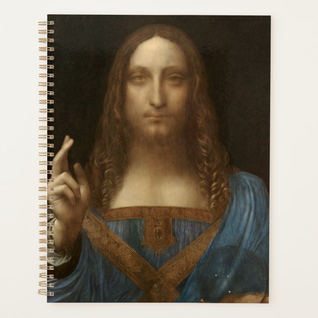 Salvator Mundi by Leonardo da Vinci Planner (Front)