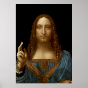 Salvator Mundi by Leonardo da Vinci Poster