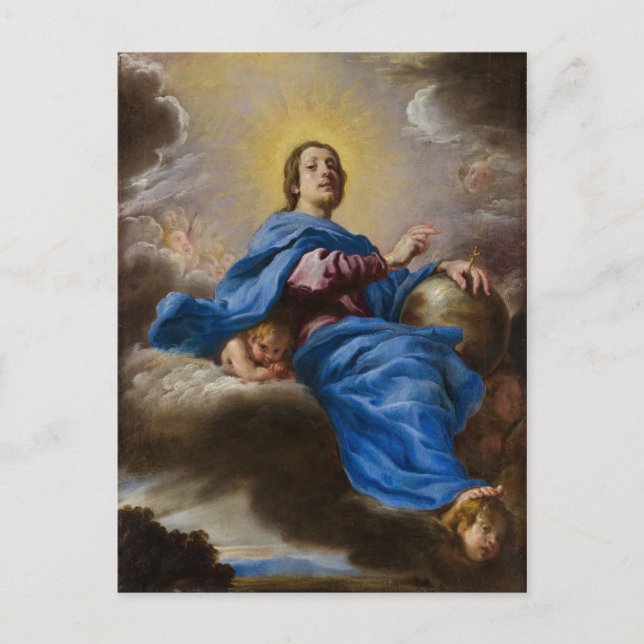 Salvator Mundi - Domenico Fetti Postcard (Front)