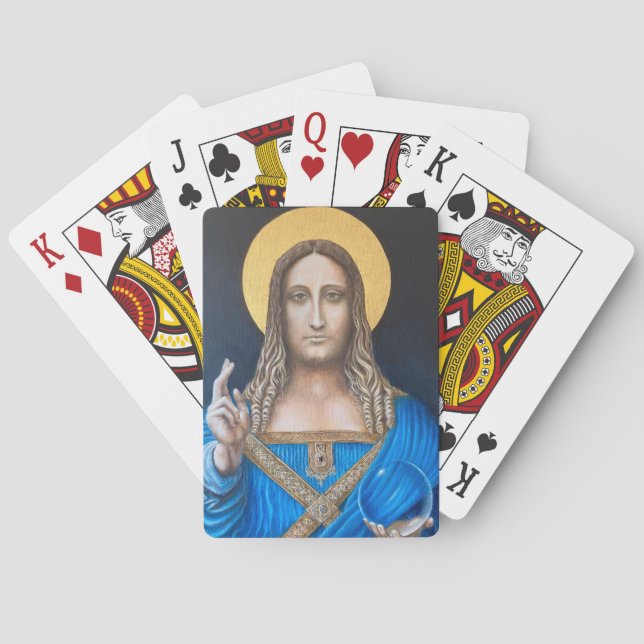 Salvator Mundi  Playing Cards (Back)