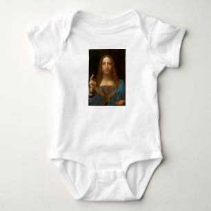 Salvator Mundi (Saviour of the World) (da Vinci) Baby Bodysuit