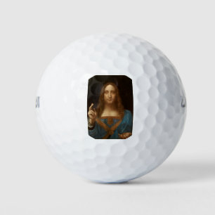 Salvator Mundi (Saviour of the World) (da Vinci) Golf Balls