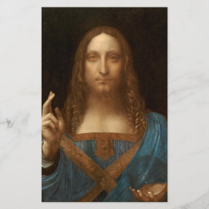 Salvator Mundi (Saviour of the World) (da Vinci) Stationery