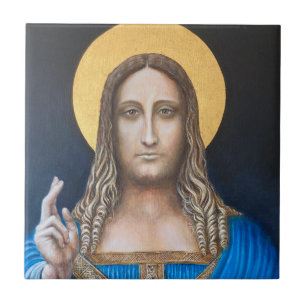 Salvator Mundi Tile