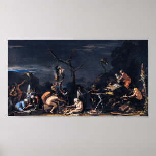 SALVATOR ROSA WITCHES PRINT