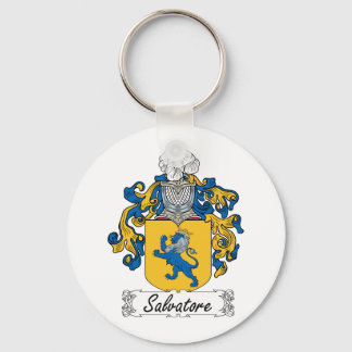 Salvatore Family Crest Key Ring