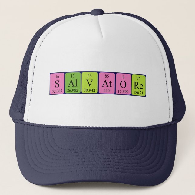 Salvatore periodic table name hat (Front)