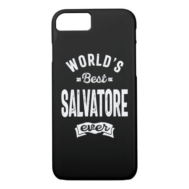 Salvatore Personalised Name Birthday Case-Mate iPhone Case (Back)