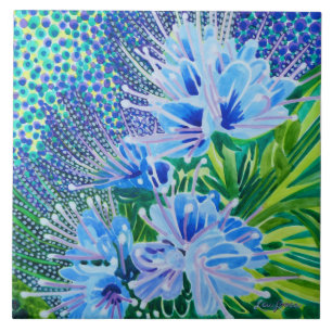 Salvia Bees Bliss ceramic tile