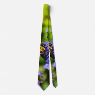 Salvia With Bumblebee Neck Tie
