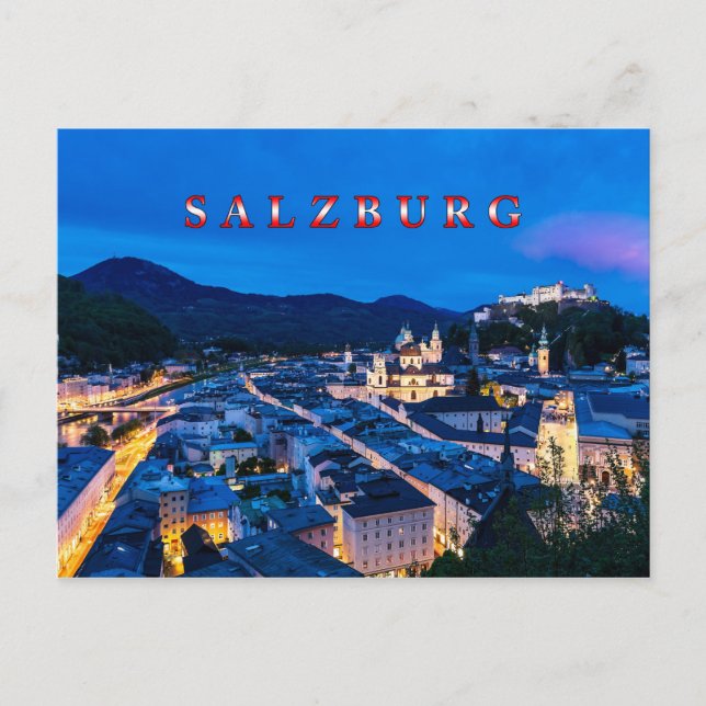 Salzburg 001D Postcard (Front)
