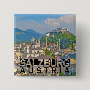 Salzburg 15 Cm Square Badge