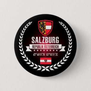 Salzburg 6 Cm Round Badge