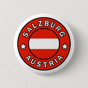 Salzburg Austria 6 Cm Round Badge
