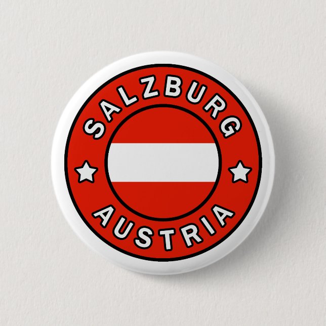 Salzburg Austria 6 Cm Round Badge (Front)