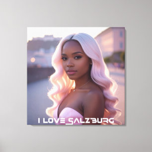 SALZBURG - AUSTRIA - I LOVE SALZBURG CANVAS PRINT