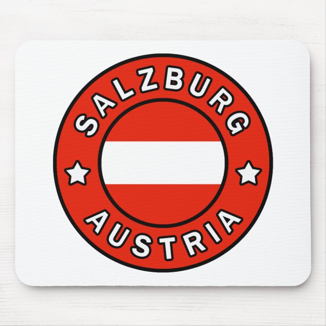 Salzburg Austria Mouse Mat (Front)
