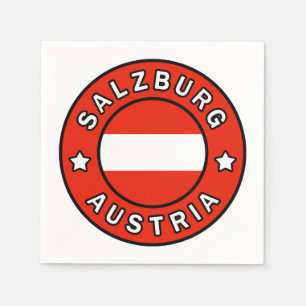Salzburg Austria Napkin