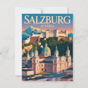 Salzburg Austria Postcard