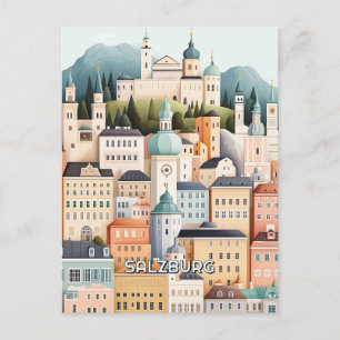 Salzburg Austria Postcard