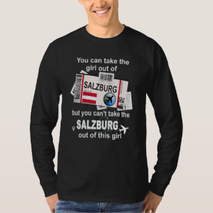 Salzburg Boarding Pass Salzburg Girl Salzburg T-Shirt