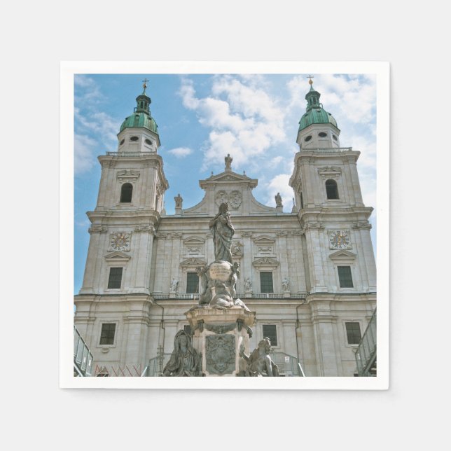 Salzburg Cathedral Napkin (Front)