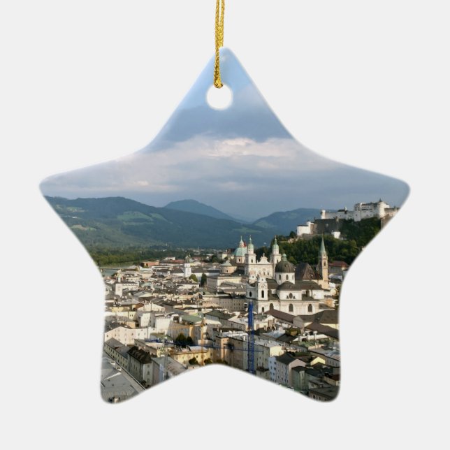 Salzburg Ceramic Tree Decoration (Front)