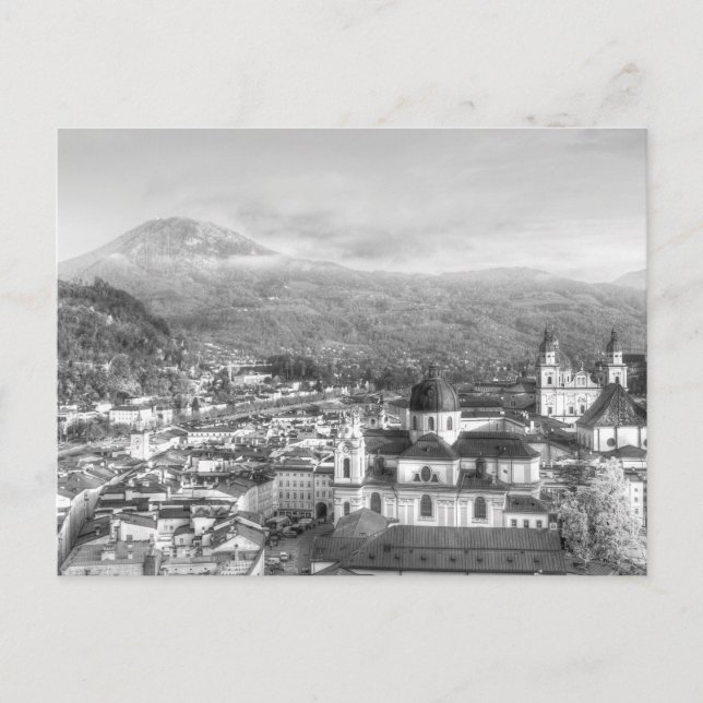 Salzburg City View      Postcard (Front)