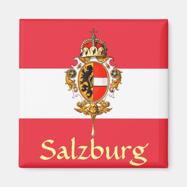 Salzburg Coat of Arms Magnet (Front)
