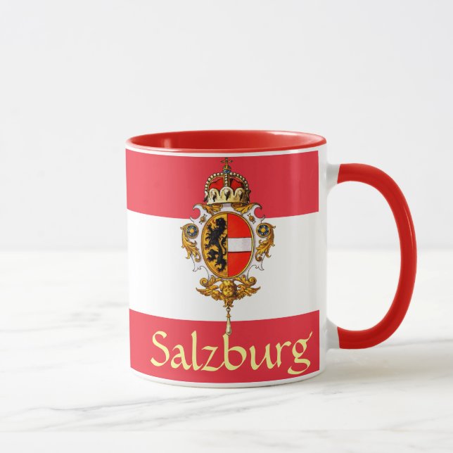 Salzburg Coat of Arms Mug (Right)