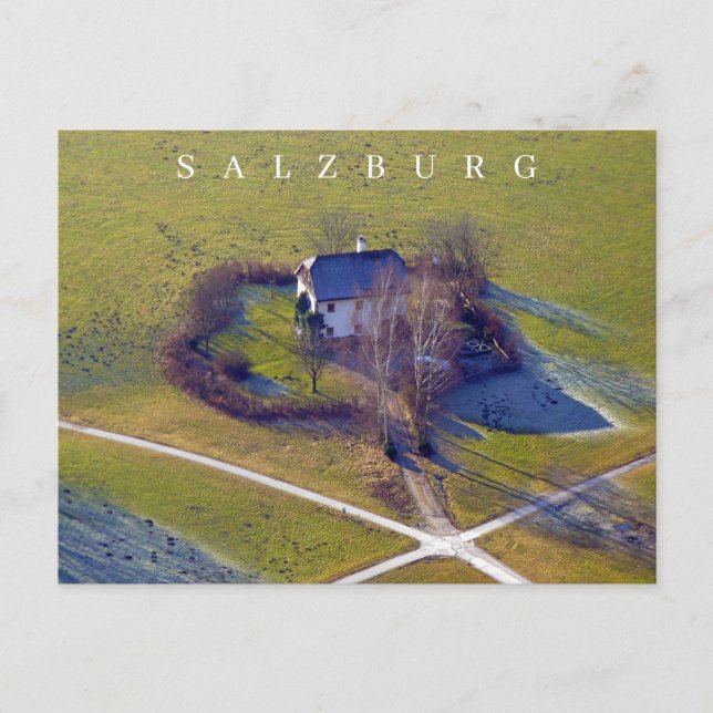 Salzburg Hangman's House view postcard (Front)