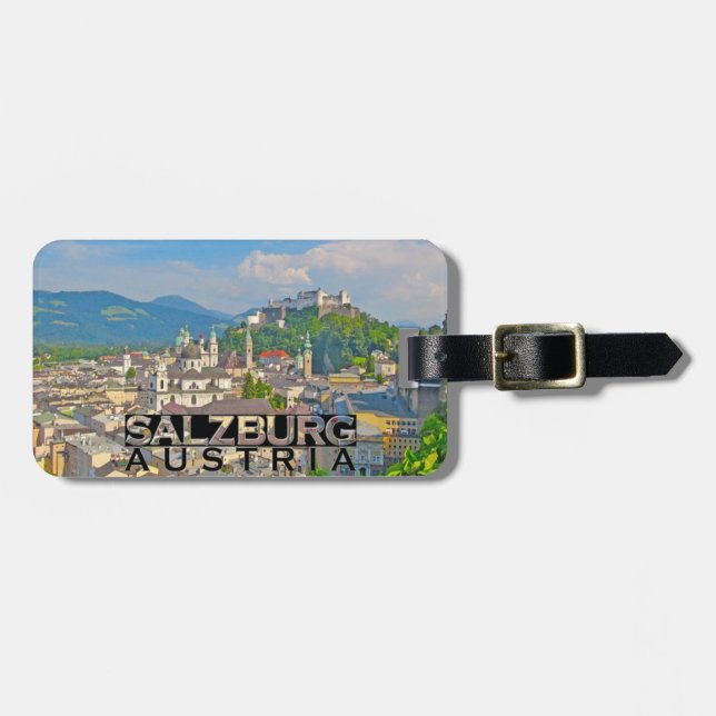 Salzburg Luggage Tag (Front Horizontal)